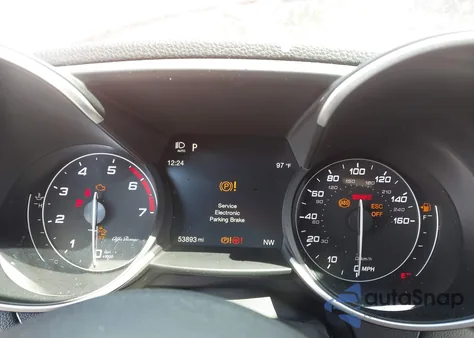 2021 Alfa Romeo Giulia Ti Sport Rwd из США, поврежденный, VIN ZARFAMBN9M7640105